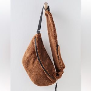 Free People Overachiever Sherpa Sling Bag